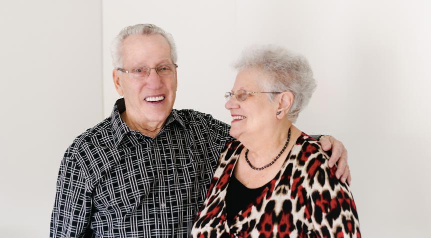 Couple at Jean-Placide-Desrosiers