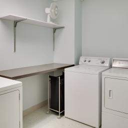 Laundry room, Résidence Alfredo-Gagliardi