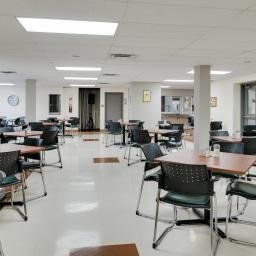 Dining hall, Résidence Lionel-Bourdon