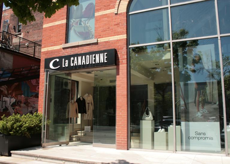 Une boutique sur l'avenue Laurier