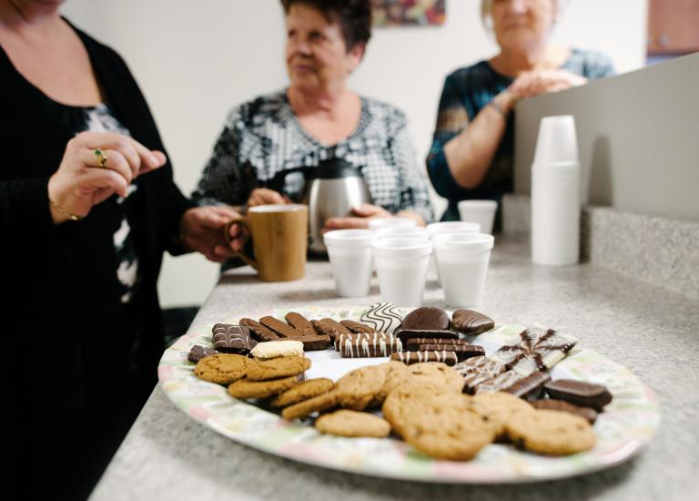 Coffee and cookies, Résidence Lionel-Bourdon