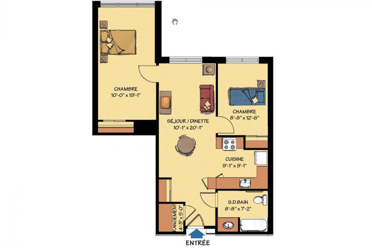 4 1 2 appartement