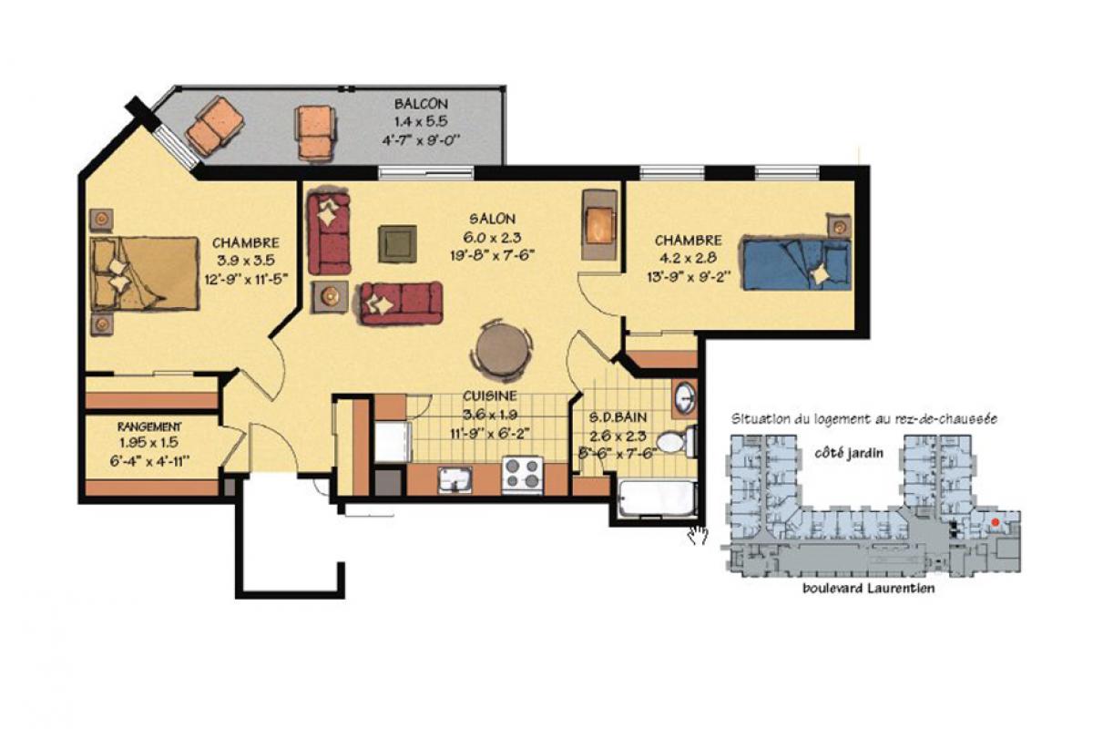 4 1 2 appartement